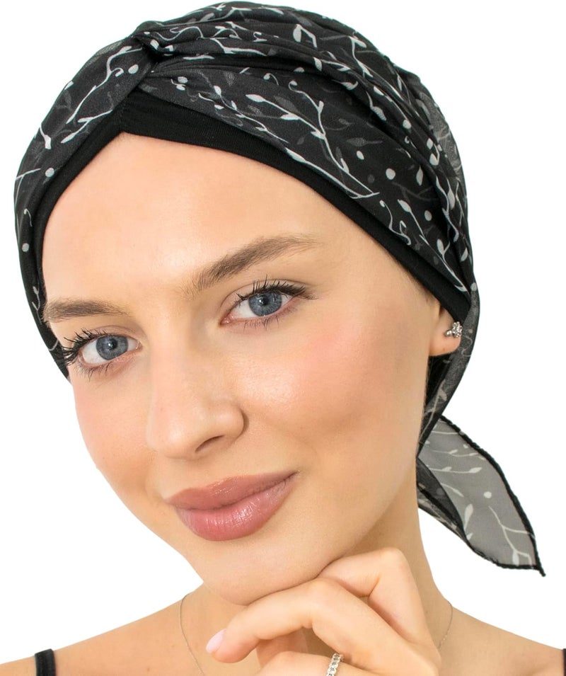 CAPLORD Head Scarf for Women Skull Cap Chemo Patients Headwear Cancer Hair Loss Scarf Headwrap Cover Hat Turban Covering Wrap - Image 5
